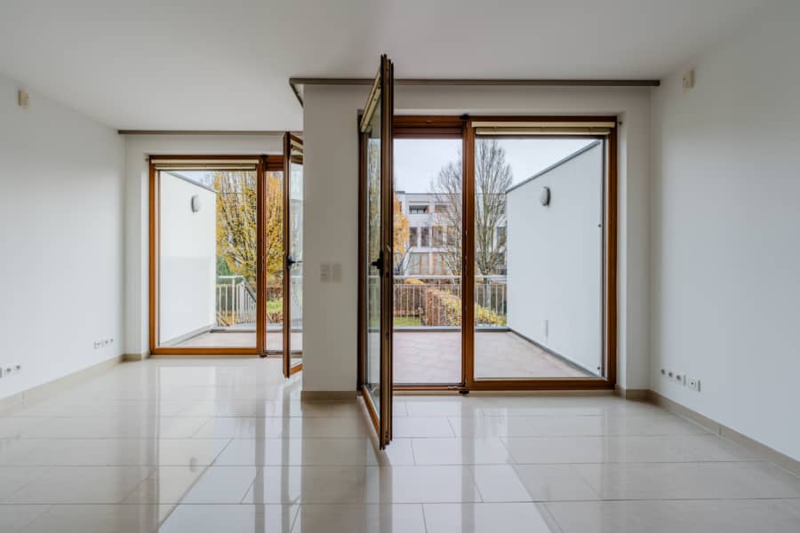 Wohnzimmer Blick Terrasse 1.OG - Townhaus an der Rummelsburger Bucht – familienfreundlich mit 6 Zimmern