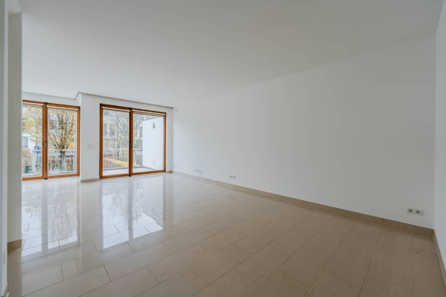 Wohnzimmer 1.OG Blick Garten - Townhaus an der Rummelsburger Bucht – familienfreundlich mit 6 Zimmern