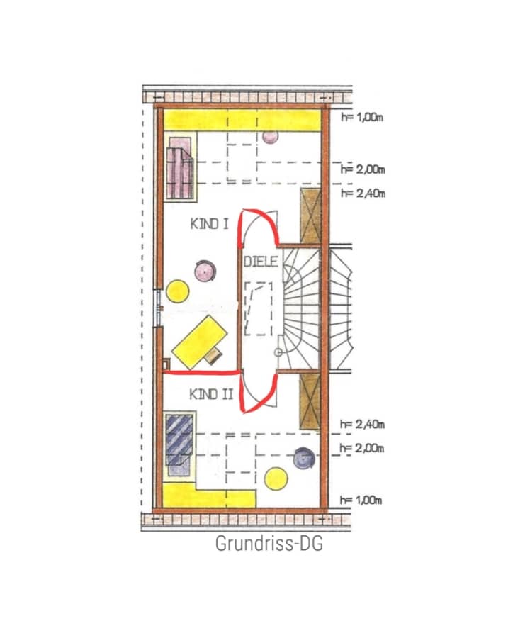 Grundriss-DG - Familientraum! Bezugsfreies Reihenendhaus in Falkensee