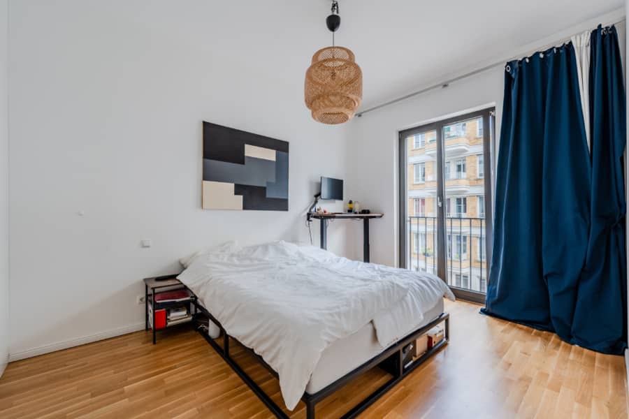 Schlafzimmer - Zeitlos schön: Helle 2-Zimmer-Wohnung mit Balkon in gefragter Lage