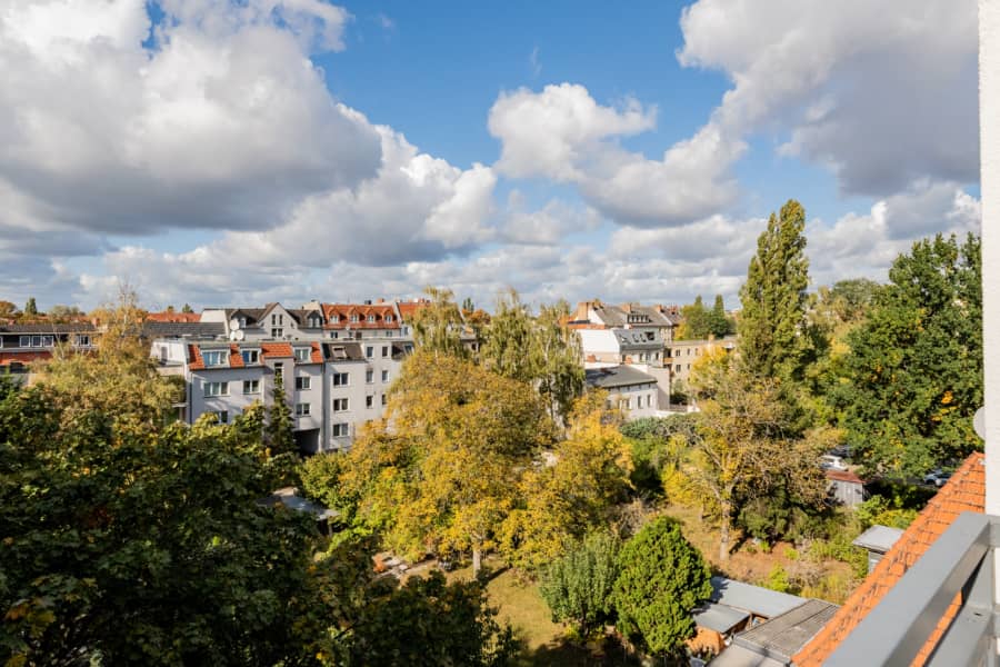 Balkonaussicht - Erstbezug nach Renovierung – Dachgeschoss mit Panoramablick