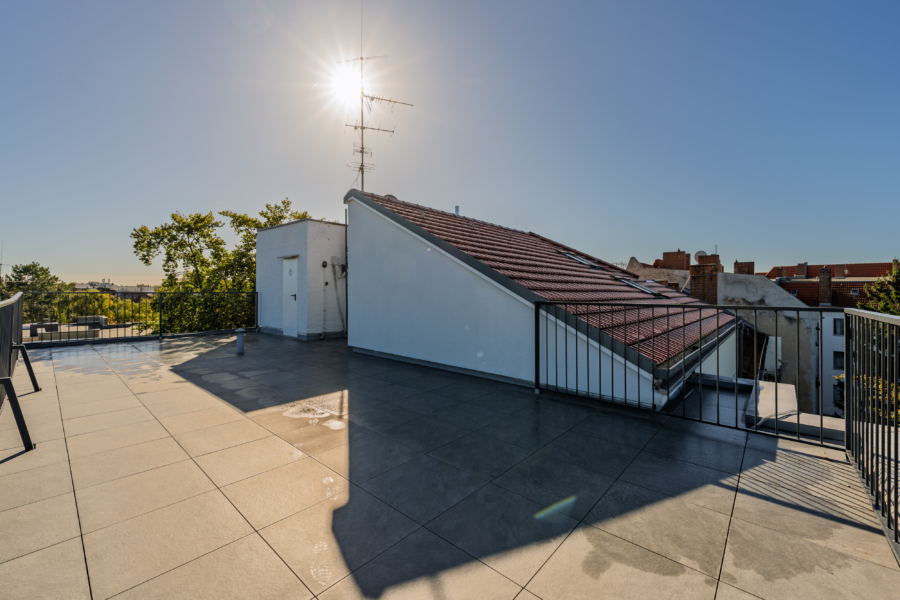 Dachterrasse - Erstbezug nach Renovierung – Dachgeschoss mit Panoramablick