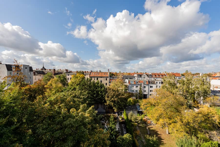 Balkonaussicht - Erstbezug nach Renovierung – Dachgeschoss mit Panoramablick