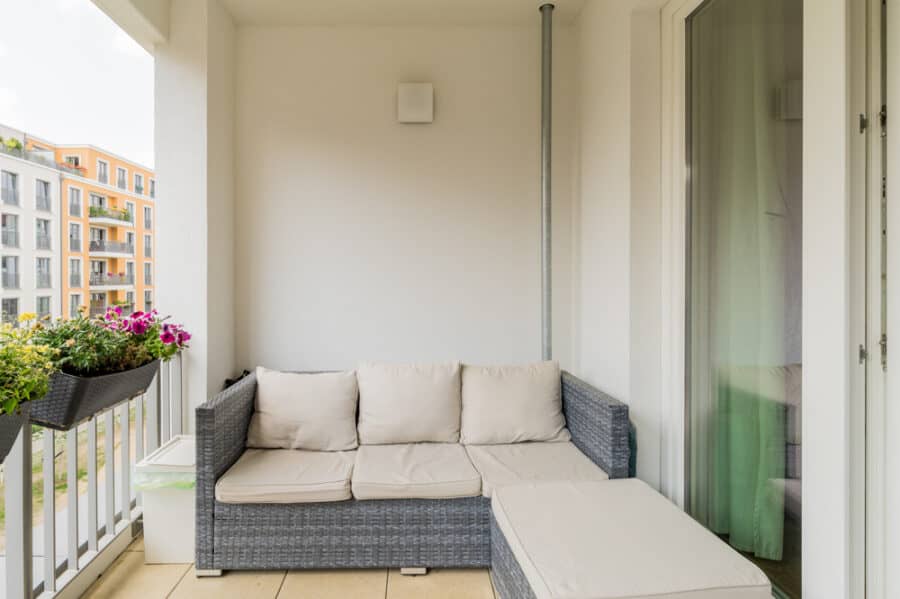 Moderne Neubauwohnung mit Balkon - 0 Leben am Park / Living by the Park