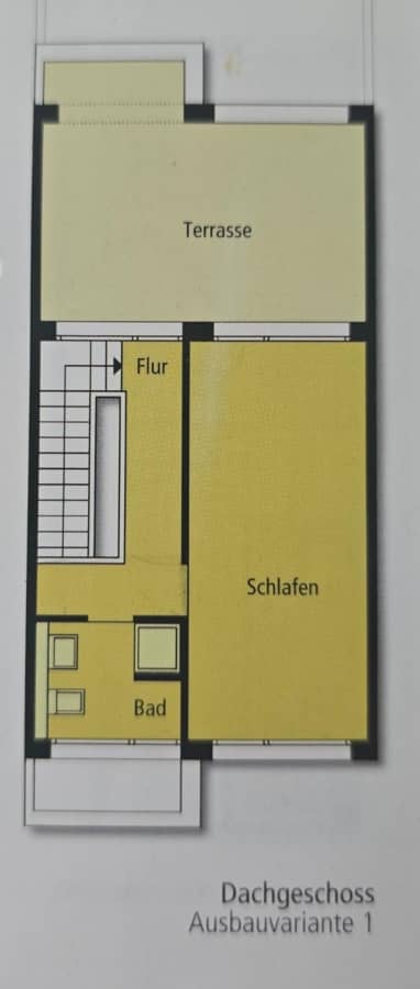 Grundriss Dachgeschosswohnung mit Terrasse - Bezugsfrei & renoviert 2025: 6-Zimmer-Townhouse an der Rummelsburger Bucht