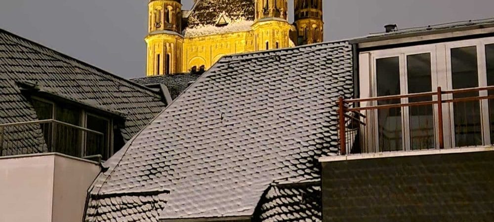 Romantischer Nachtblick