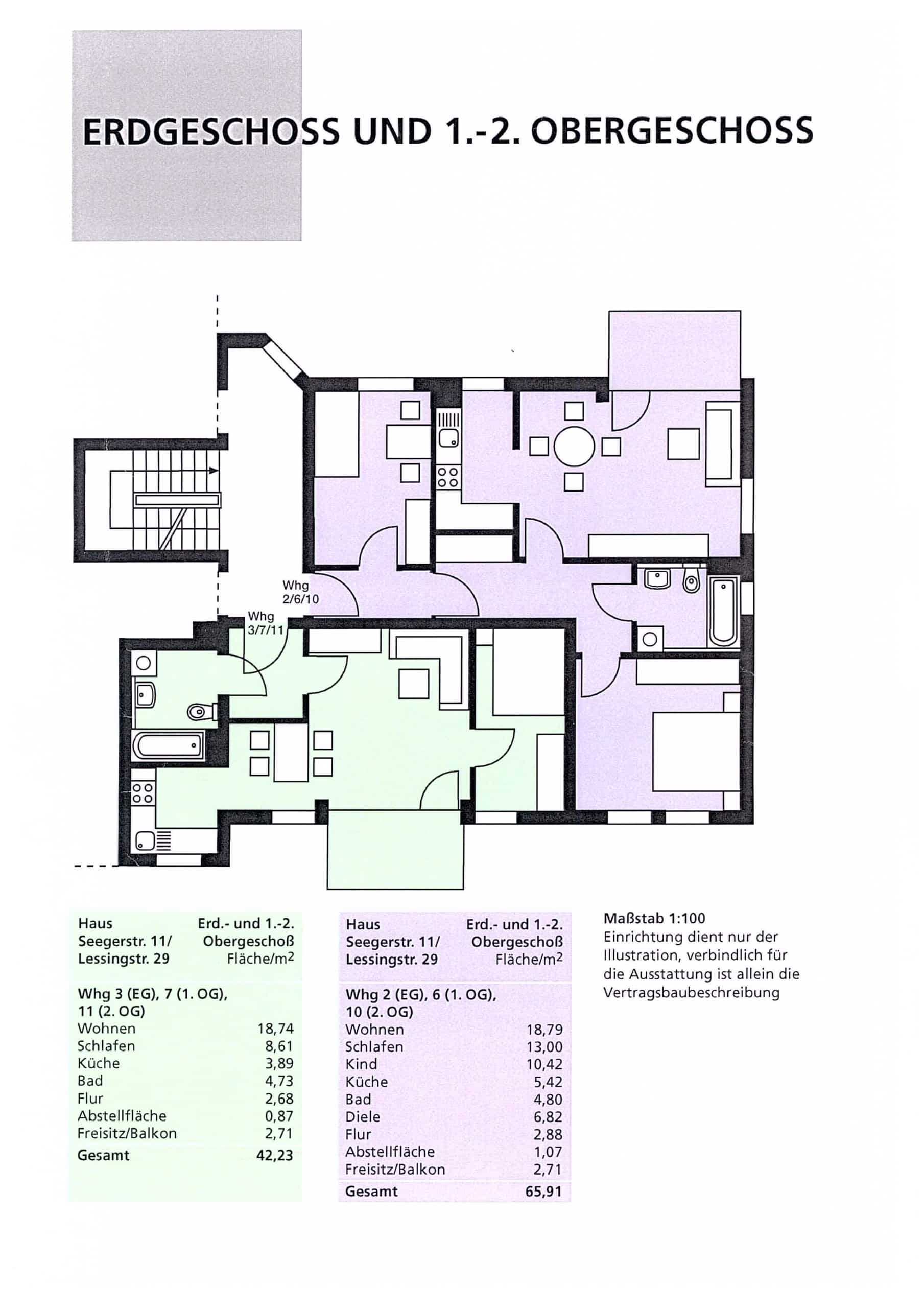 Grundstücksplan mit Grundrissen_Seite_2