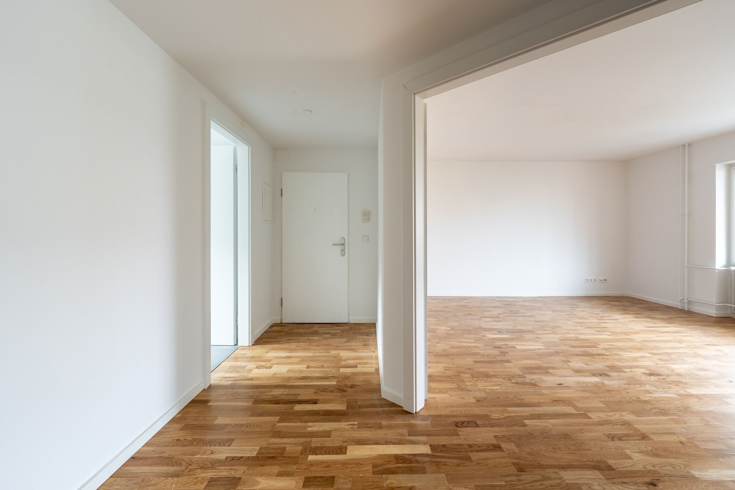 Flügeltür zum Wohnzimmer