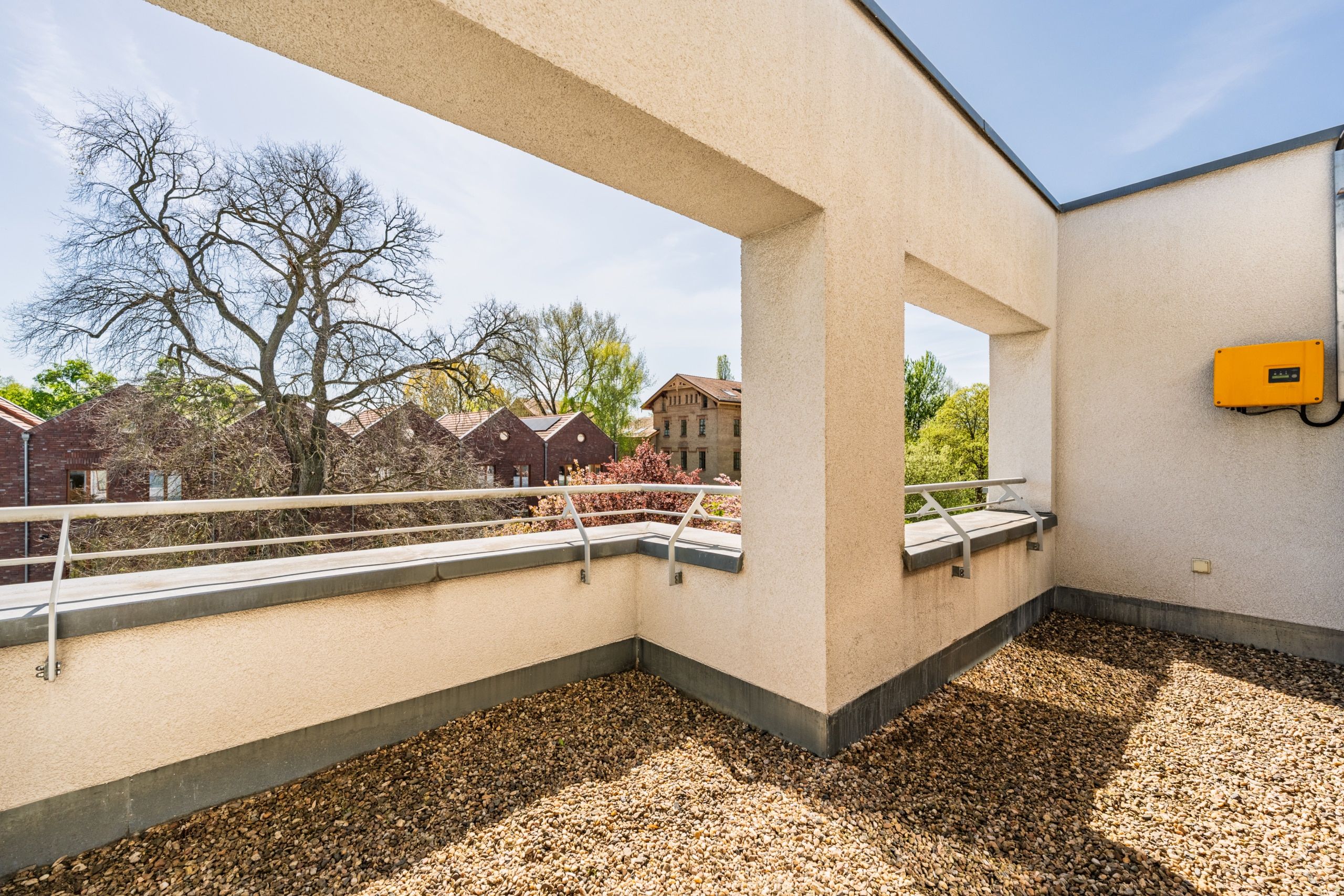 Private Dachterrasse am Elternschlafzimmer mit weitem Ausblick