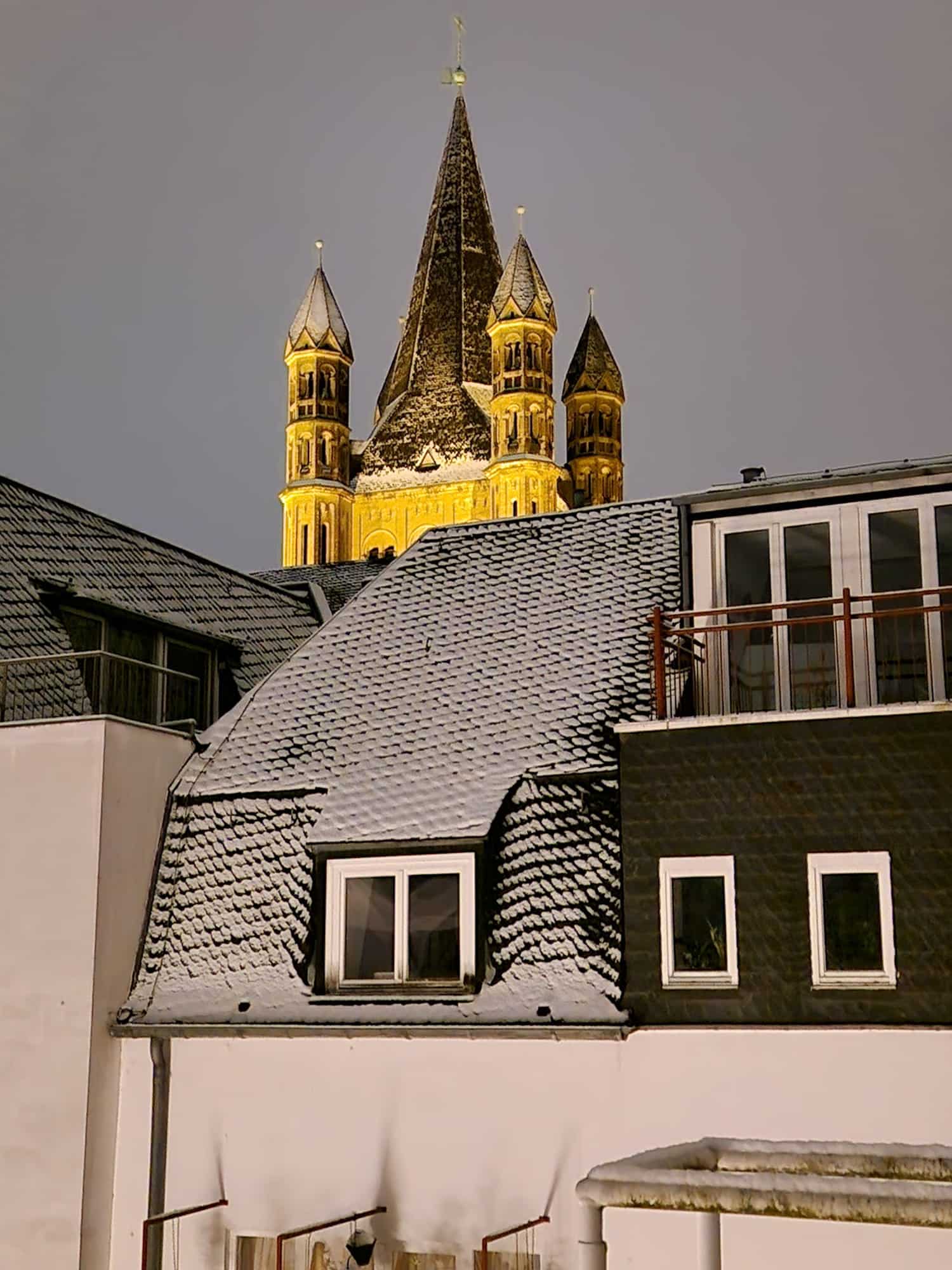 Romantischer Nachtblick