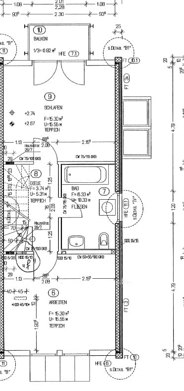 Grundriss_OG - Erstbezug nach Renovierung-bezugsfrei-perfekt für Familien in Falkensee