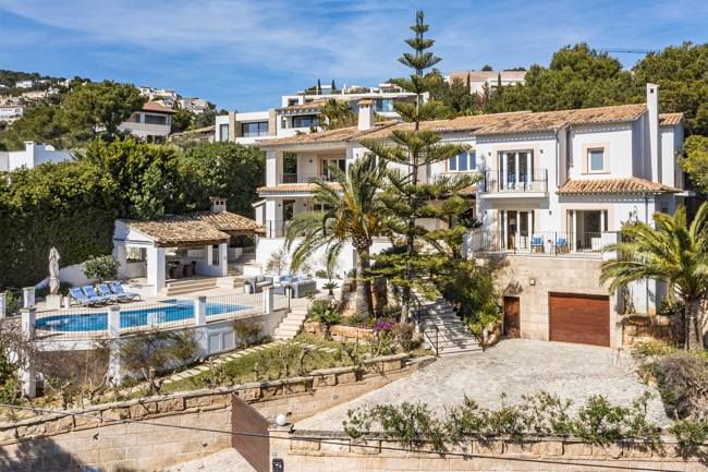 front - Port Andratx: Großzügige Villa mit 4 Schlafzimmern, Pool und Panoramablick zu verkaufen