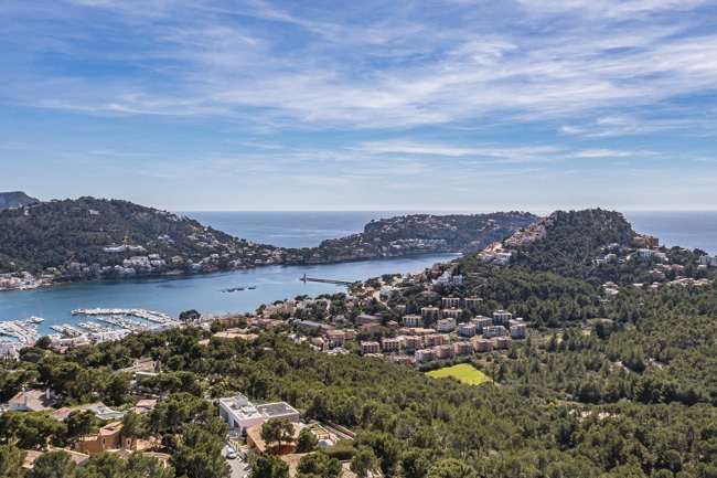 Port Andratx - Port Andratx: Großzügige Villa mit 4 Schlafzimmern, Pool und Panoramablick zu verkaufen