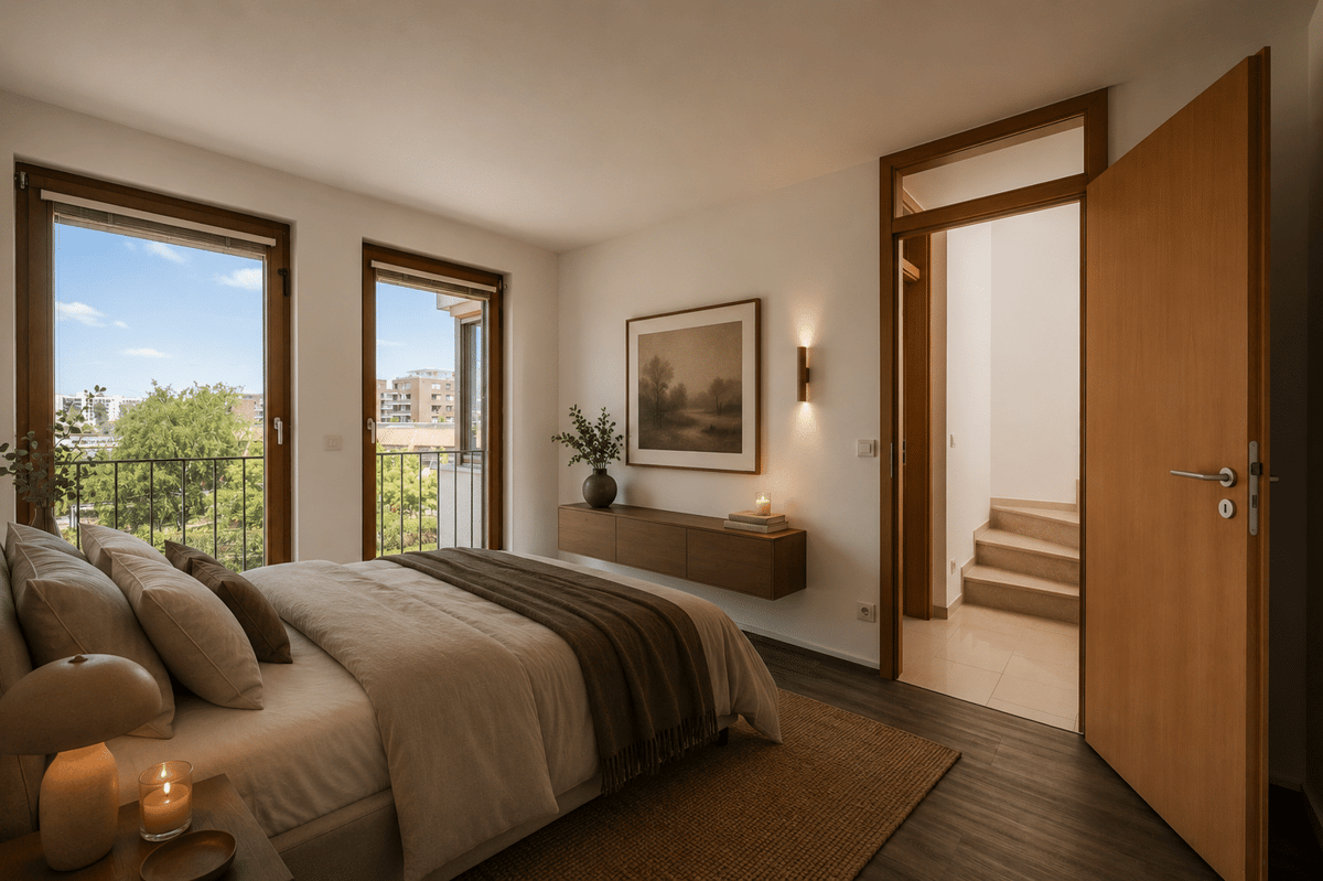 KI Staging Schlafzimmer