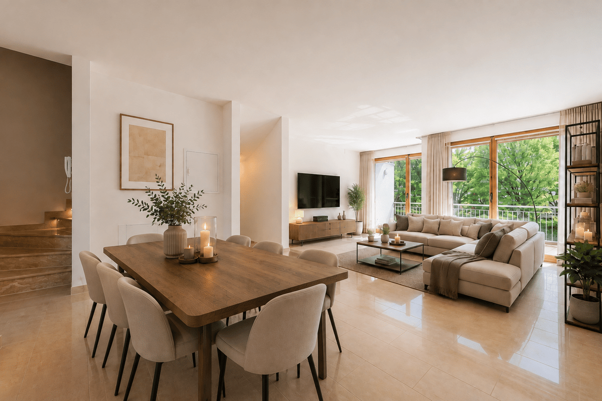 KI Staging Wohnzimmer 1
