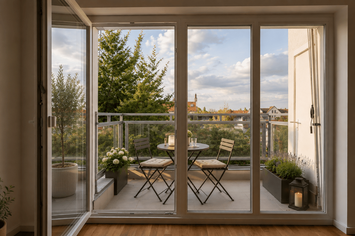 Terrasse unten