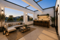 KI Staging Dachterrasse