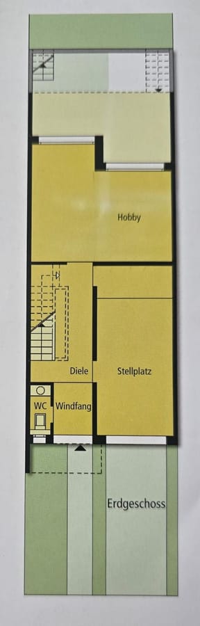 Einfamilienhaus Erdgeschossplan mit Hobbyraum und Stellplatz - Bezugsfrei & renoviert 2025: 6-Zimmer-Townhouse an der Rummelsburger Bucht