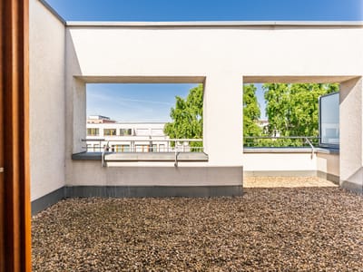 Sonnige Dachterrasse