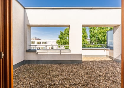 Sonnige Dachterrasse