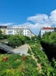 Vista do Mauerpark para a Korsörer Straße