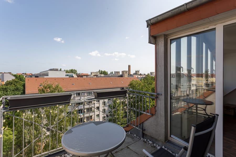 Dachterrasse - Helle Dachgeschosswohnung nahe Boxhagener Platz sofort bezugsfrei