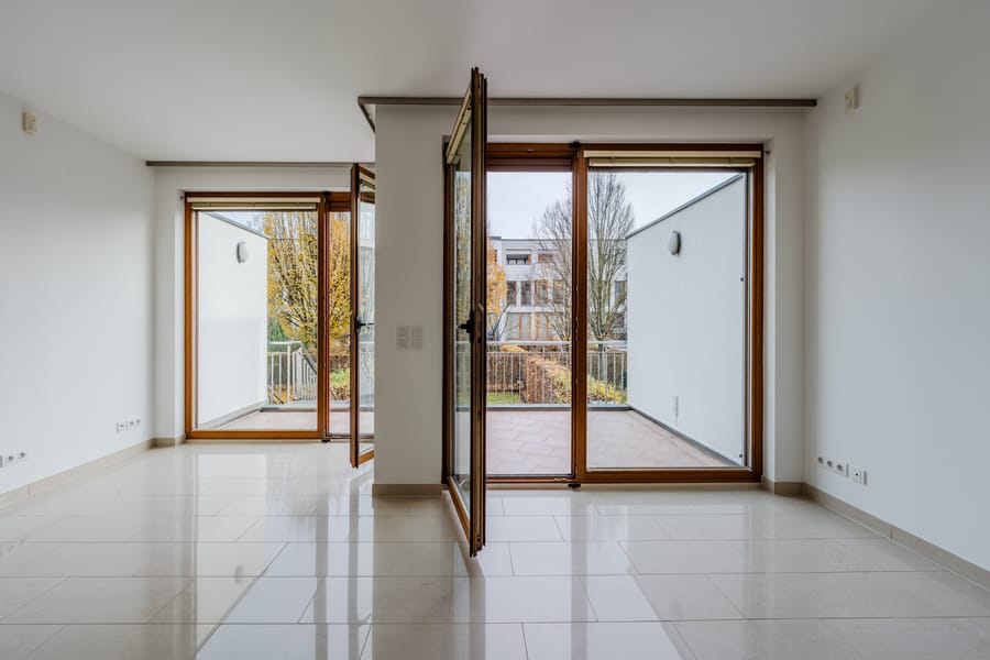 Wohnzimmer Blick Terrasse 1.OG - Townhaus an der Rummelsburger Bucht – familienfreundlich mit 6 Zimmern