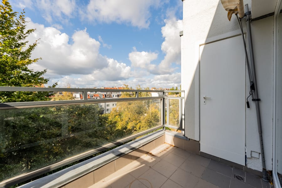 Balkonaussicht - Erstbezug nach Renovierung – Dachgeschoss mit Panoramablick