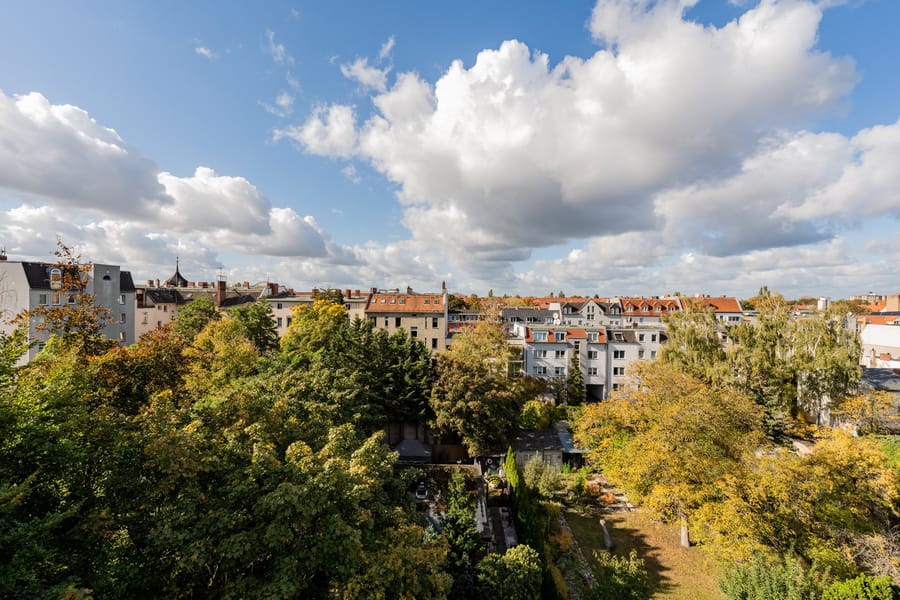Balkonaussicht - Erstbezug nach Renovierung – Dachgeschoss mit Panoramablick