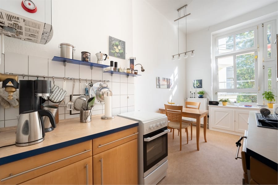 Keuken 4 - Wonderlijk oud bouwjuweel in Friedenau - vlakbij Rüdesheimer Platz