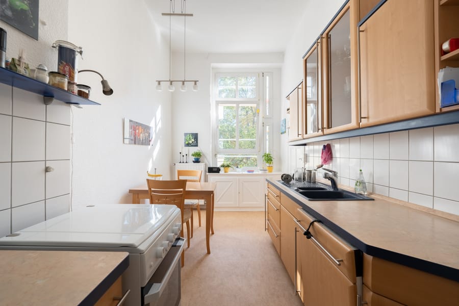 Keuken 3 - Wonderlijk oud bouwjuweel in Friedenau - vlakbij Rüdesheimer Platz