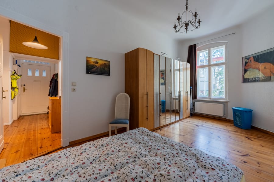 Slaapkamer 2 - Mooi oud bouwjuweel in Friedenau - vlakbij Rüdesheimer Platz