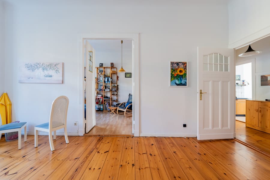 Woonkamer 3 - Mooi oud bouwjuweel in Friedenau - vlakbij Rüdesheimer Platz