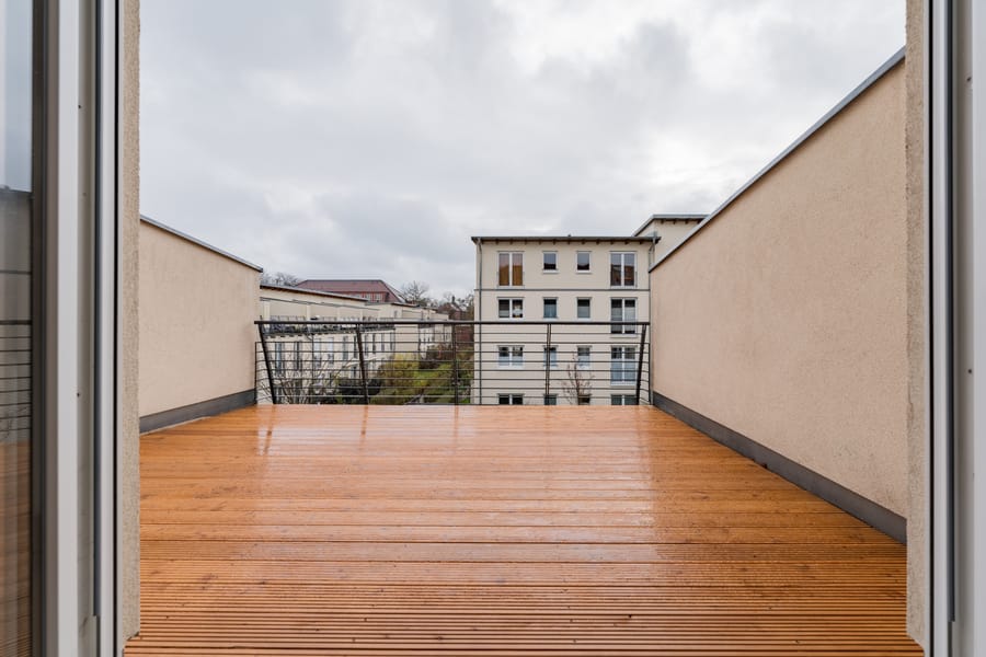 हैनेमैनस्ट्रा├ƒे 37ए-31 - आधुनिक टेरेस वाला घर, जिसमें नया टेरेस और लकड़ी का फर्श लगा है – ब्रिट्ज़ में रहने का आनंद लें!