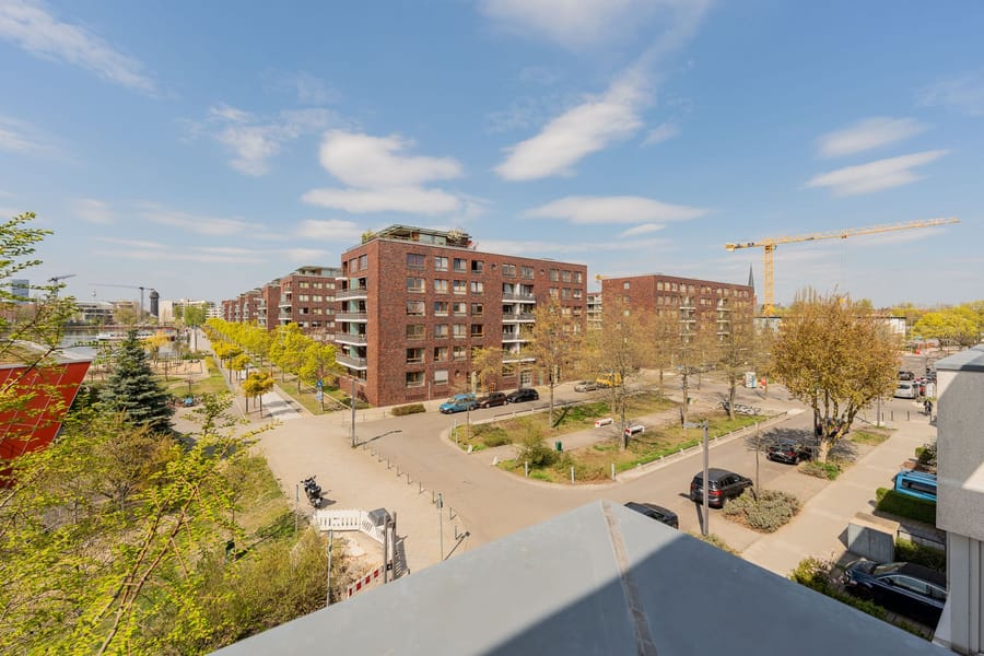 Dachterrasse Wasser- und Promenadenblick - Wohnen am Wasser mit unverbaubarem Blick