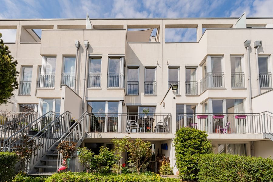 Ansicht Gartenseite - Wohnen am Wasser mit unverbaubarem Blick