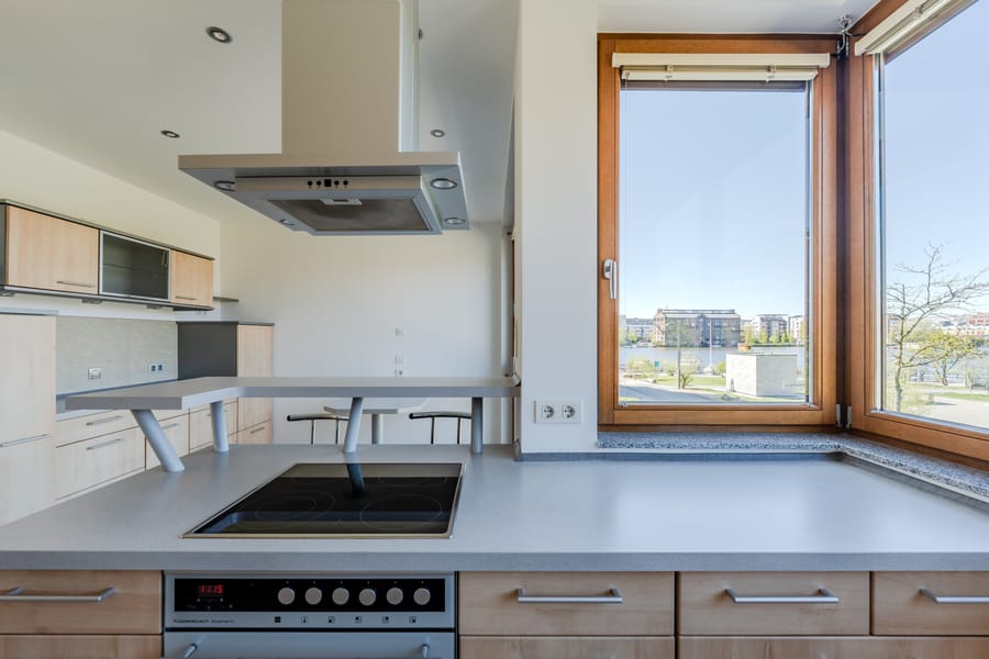 Kochen mit direktem Blick aufs Wasser - Townhaus an der Rummelsburger Bucht – familienfreundlich mit 6 Zimmern