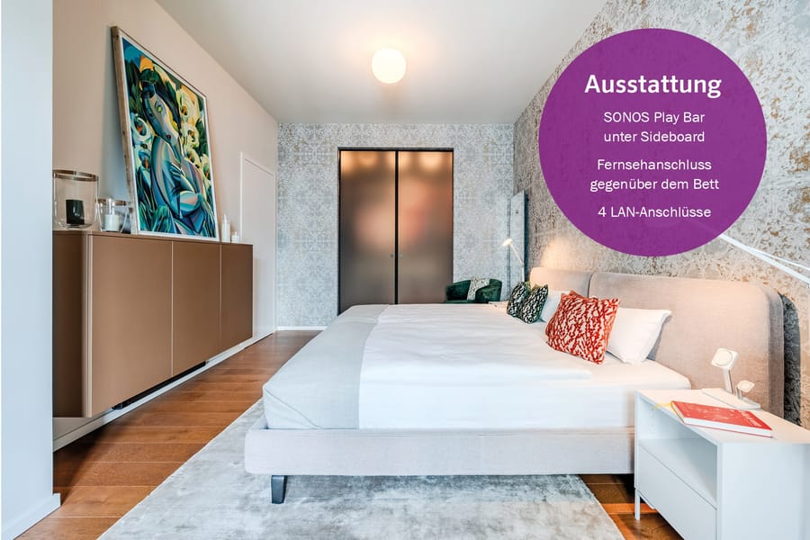 सोने का कमरा - बॉक्सहागेनर कीज़ में सपनों का अपार्टमेंट - कोई कमीशन नहीं