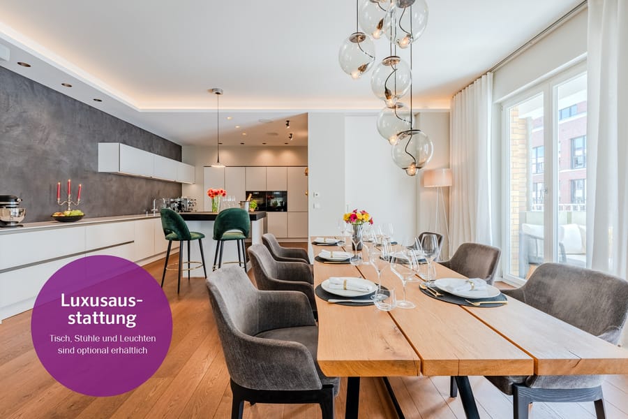 भोजन क्षेत्र - बॉक्सहागेनर कीज़ में सपनों का अपार्टमेंट - कोई कमीशन नहीं
