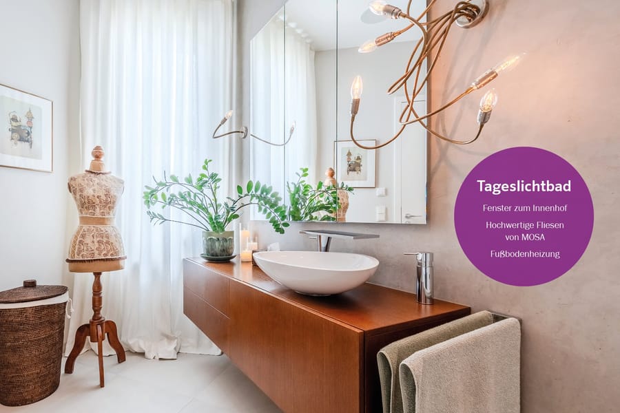 स्नानघर - बॉक्सहागेनर कीज़ में सपनों का अपार्टमेंट - कोई कमीशन नहीं