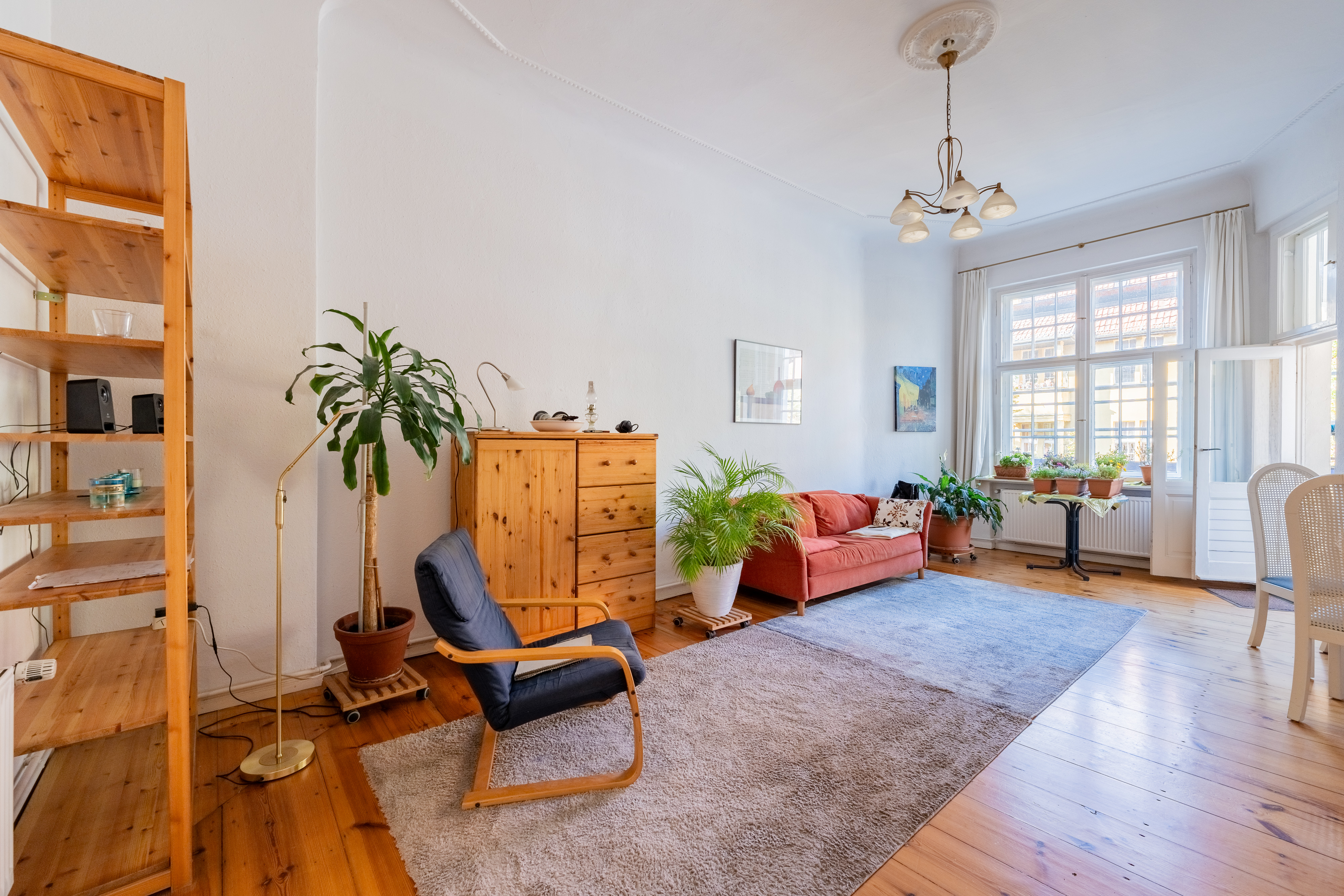 Wohnzimmer 6 - Wunderschöne Altbauperle in Friedenau – nahe Rüdesheimer Platz