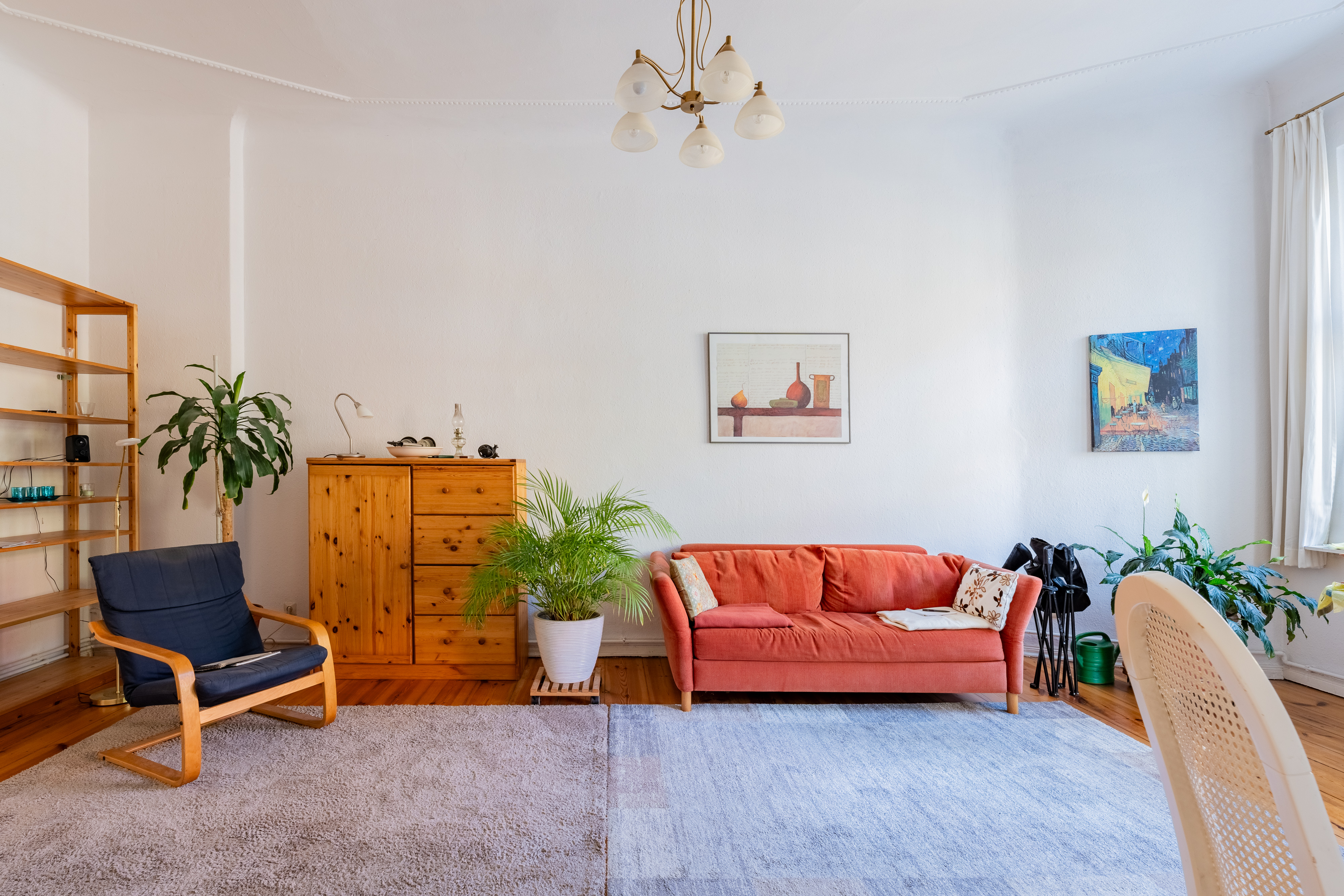 Wohnzimmer 1 - Wunderschöne Altbauperle in Friedenau – nahe Rüdesheimer Platz