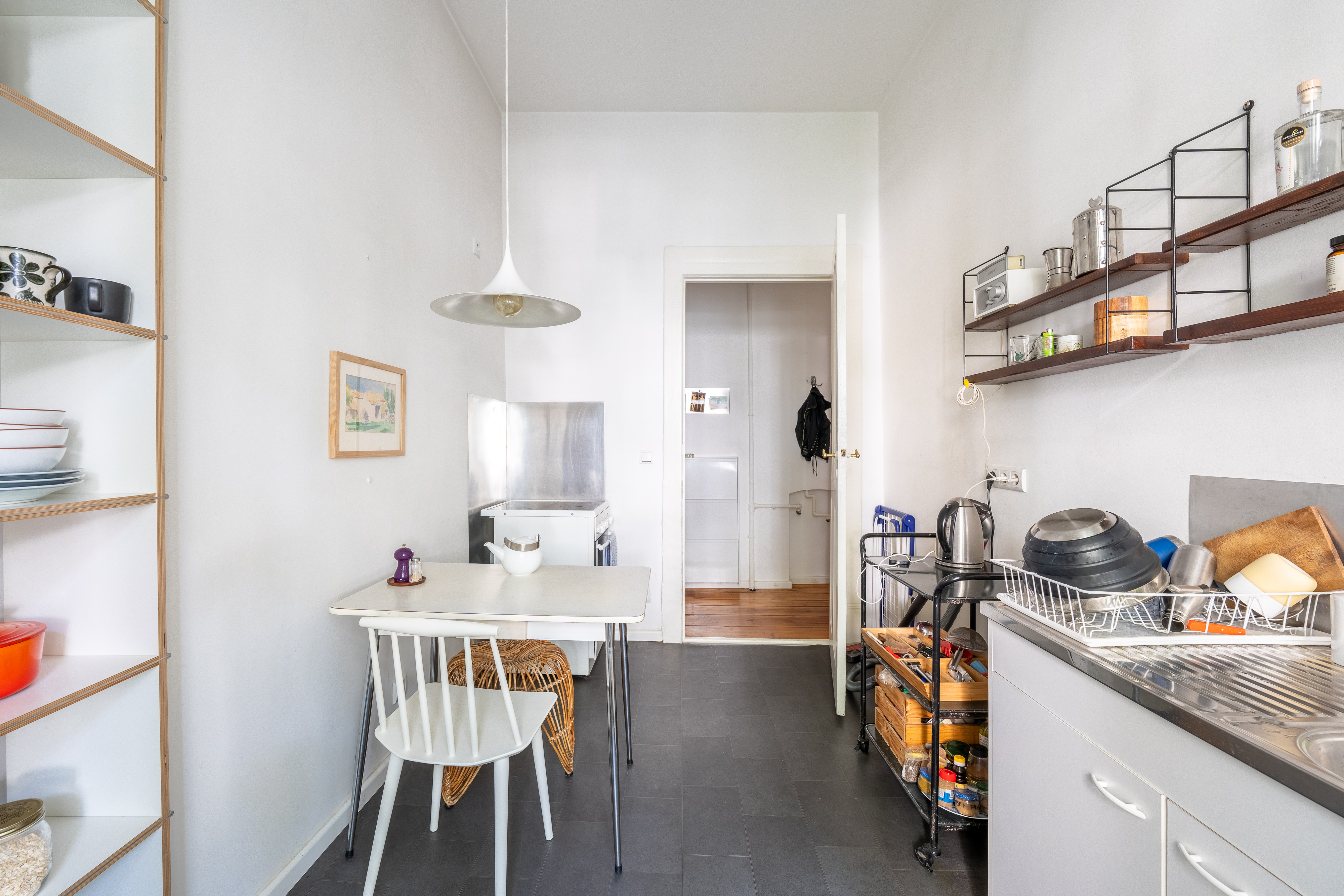 Küche - Perfekt geschnittenes Studio im modernisierten Altbau im Szenekiez KREUZKÖLLN