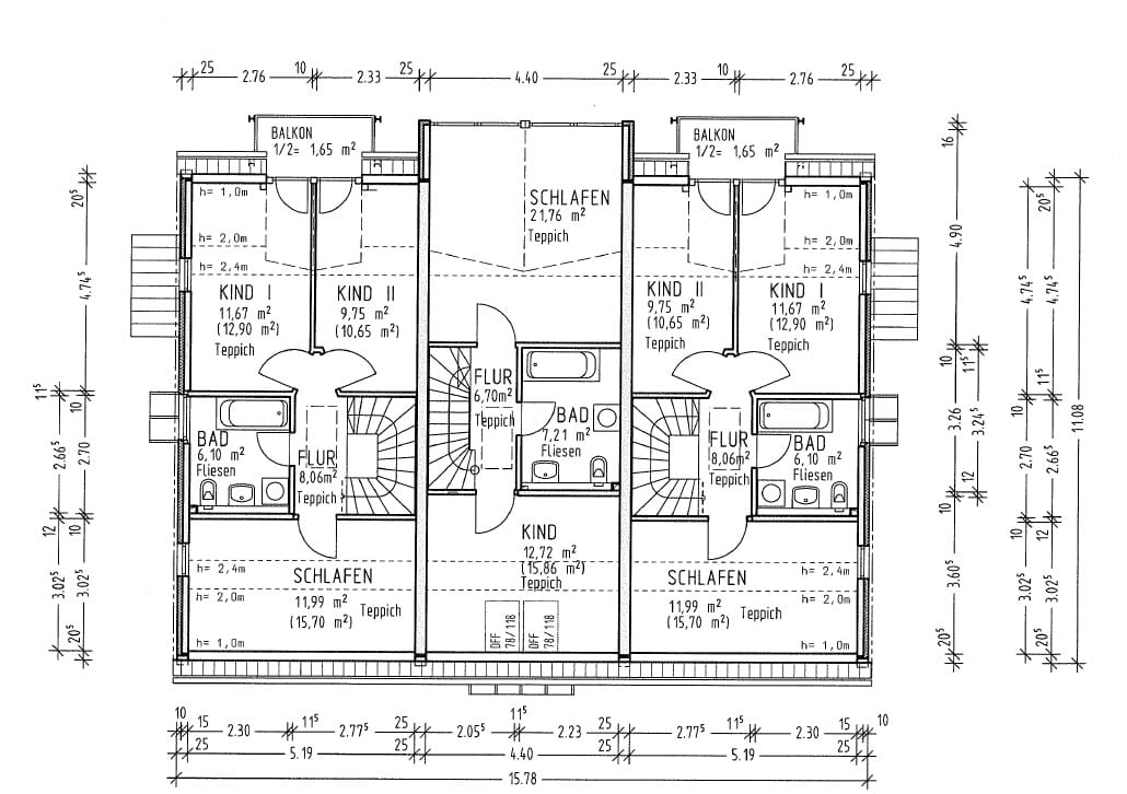 Grundrisse-1.OG - Reihenhaus in ruhiger Wohnlage