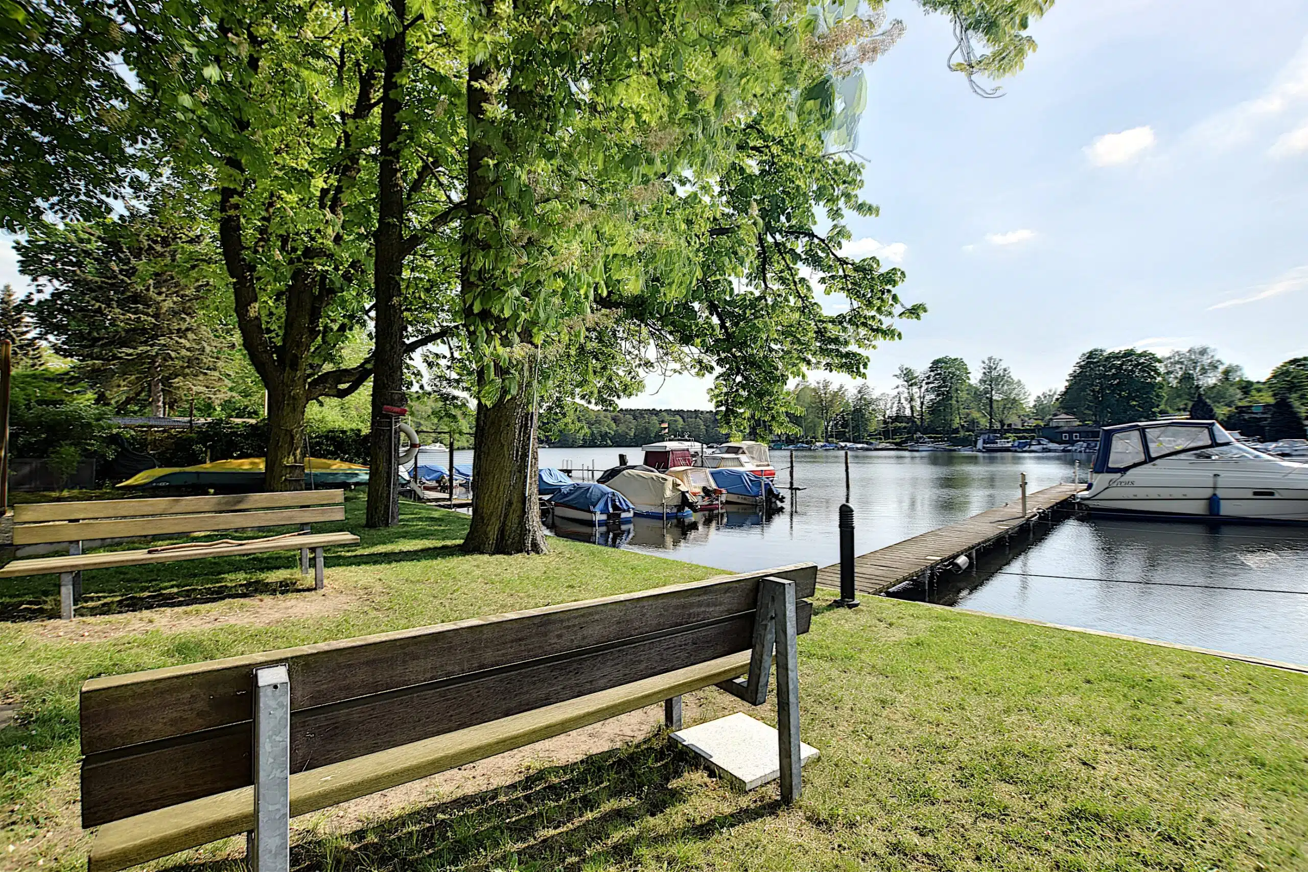 Bootsliegeplatz an der Großen Krampe in Müggelheim